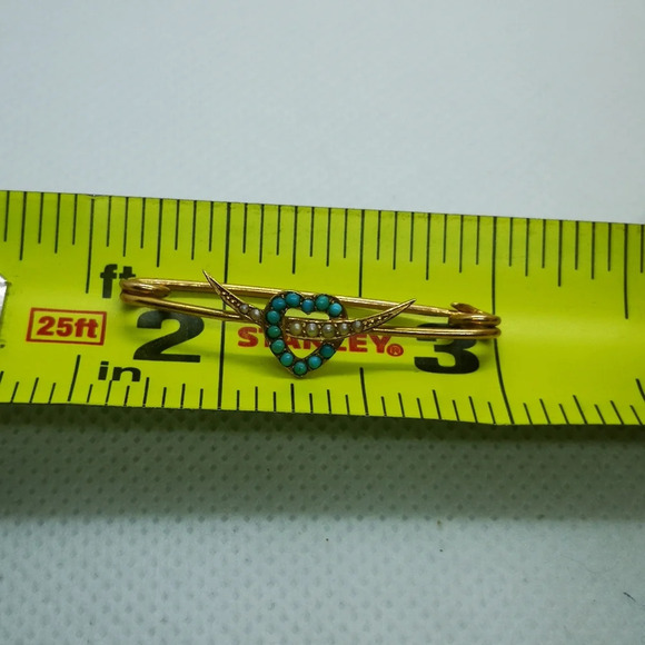 15ct Victorian brooch - Picture 6 of 6